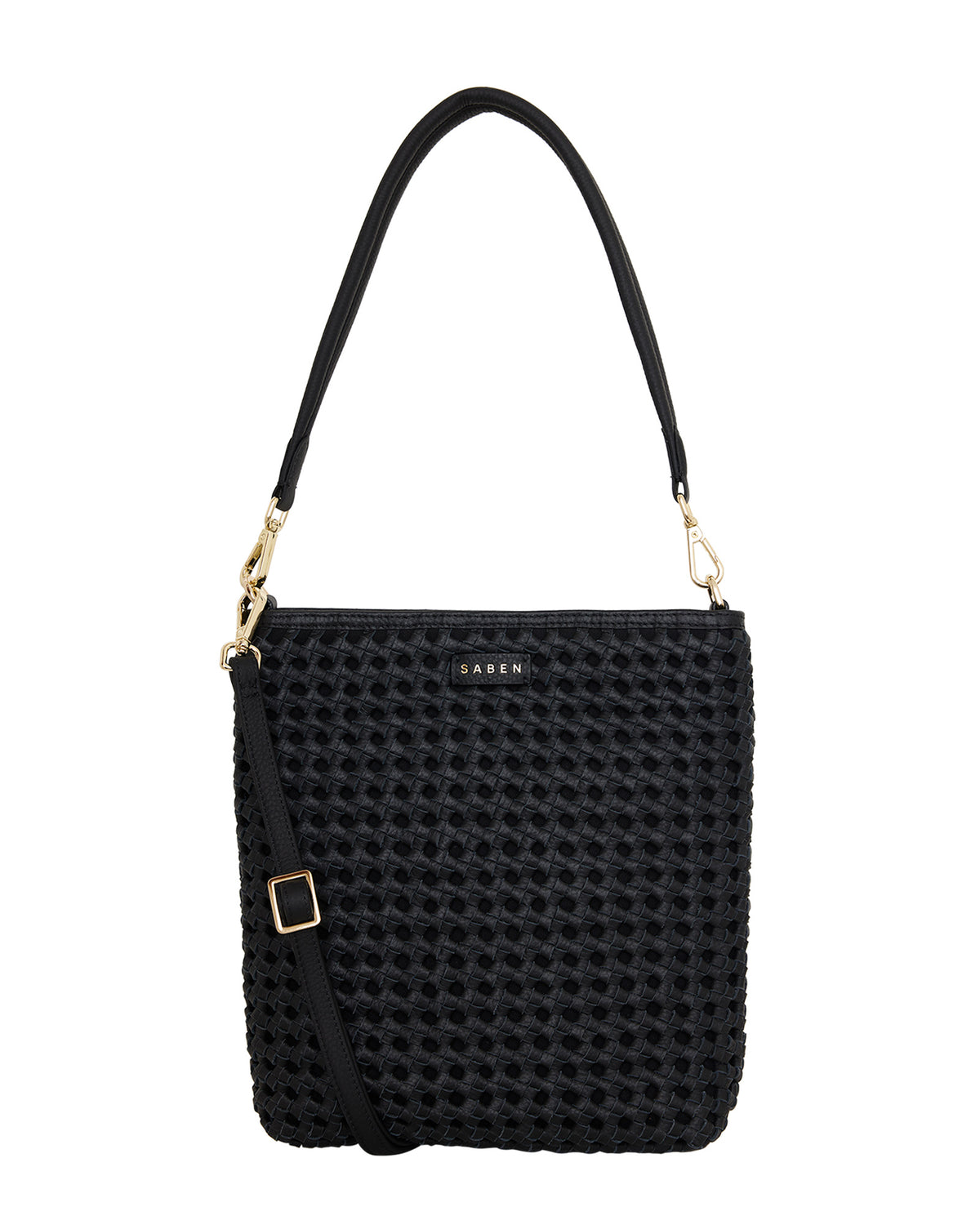 Claudette Crossbody Black Braid